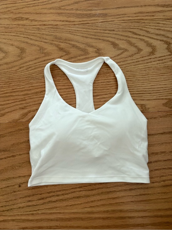 aerie Tops - aerie White Racerback Tank Crop Top